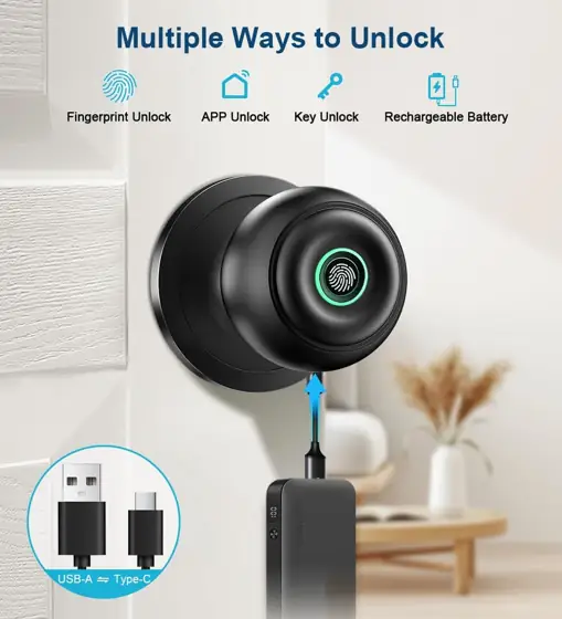 Fingerprint Door Lock, Smart Fingerprint… — Photo 2