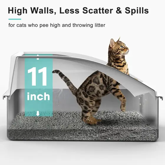 AIPERRO Stainless Steel Litter Box… — Photo 4