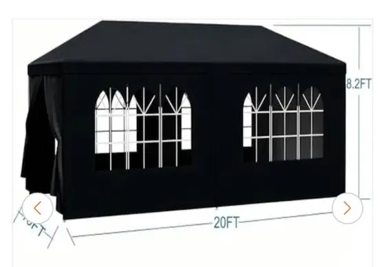 10x20ft Pop Up Canopy Tent… — Photo 3