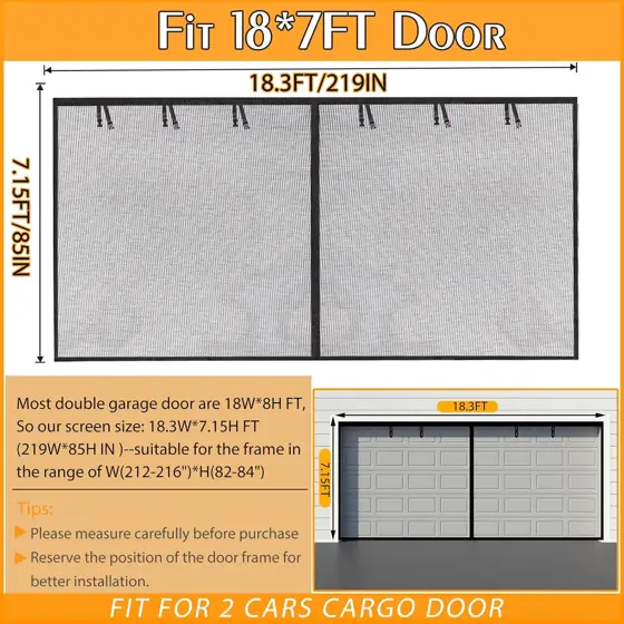 Elytsemoh Garage Screen Doors for… — Photo 2