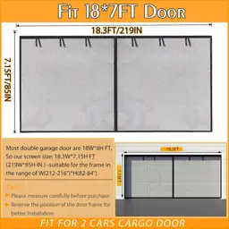 Elytsemoh Garage Screen Doors for… — Photo 2