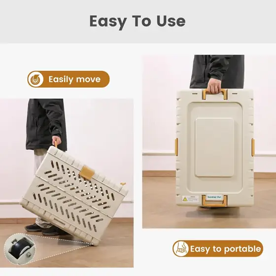 Collapsible Dog Crate for Large/Medium… — Photo 3