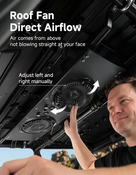 KEMIMOTO UTV Fan Compatible with… — Photo 3