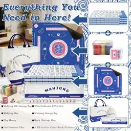 GUJYUYIF166Pcs American Mahjong Tiles Set… — Photo 2