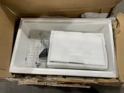33 in. White Reversible Ceramic… — Photo 5