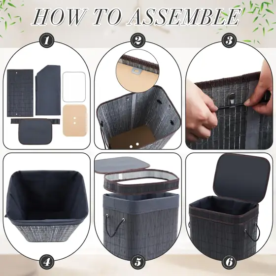 2 Pack 21-Gallon Bamboo Slim… — Photo 3