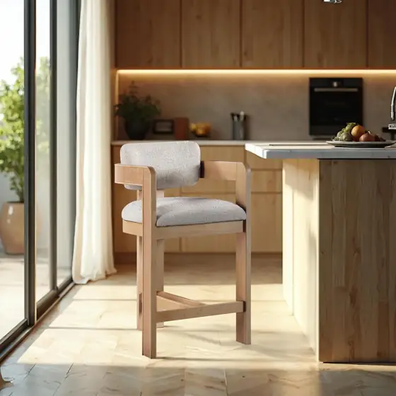 Meridian Furniture Sacha Linen Blend… — Photo 2