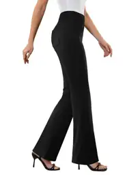 DLOODA Womens Dress Pants Stretchy… — Photo 1