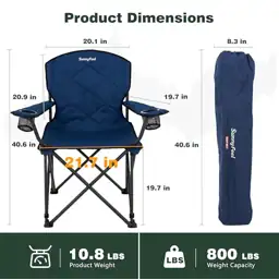 SUNNYFEEL XXL Oversized Camping Chair… — Photo 3