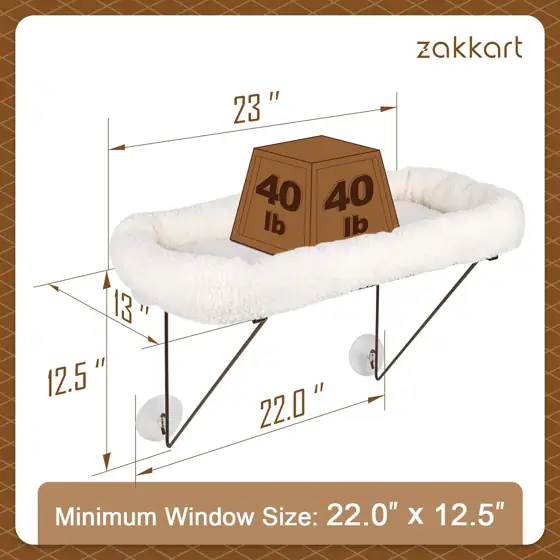 Zakkart Cat Window Perch, 100%… — Photo 3