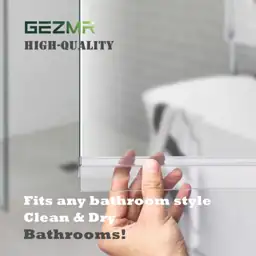 2-Pack Frameless Shower Door Bottom… — Photo 3