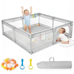 Large Baby Playpen 78"x78",Indoor &… — Photo 1