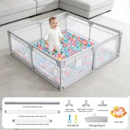 Large Baby Playpen 78"x78",Indoor &… — Photo 3