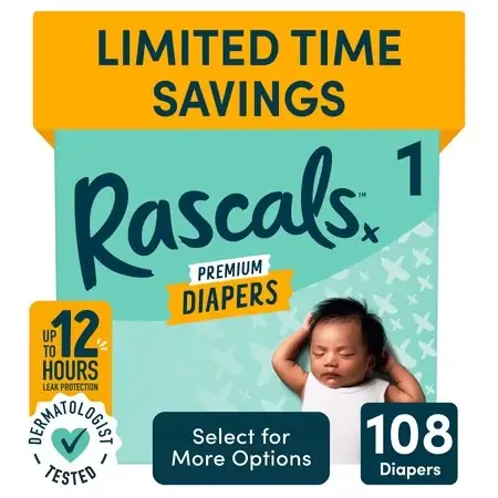 Rascals Premium Absorbent Baby Diapers… — Photo 1