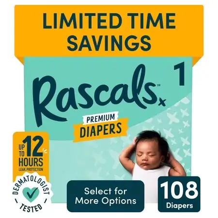 Rascals Premium Absorbent Baby Diapers… — Photo 1