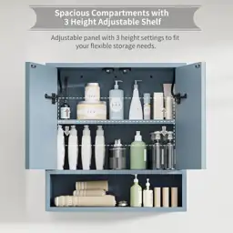Bathroom Medicine Cabinet with Mirror,… — Photo 3