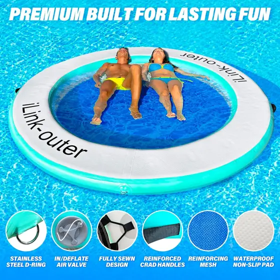 iLink-outer 8FT Inflatable Water Hammock… — Photo 3