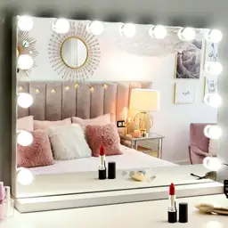 M MIVONDA Lighted Makeup Mirror,… — Photo 1