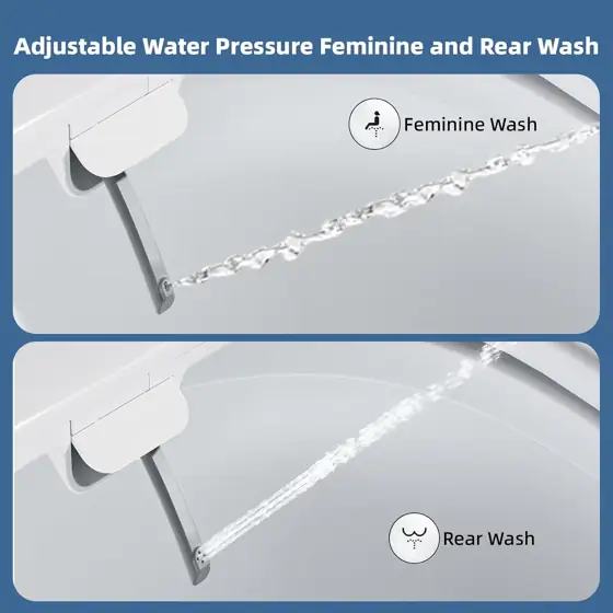 Clirass Bidet Toilet Seat, Round,… — Photo 3