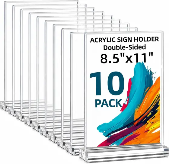 Amzlink 10 Pack Acrylic Sign… — Photo 1