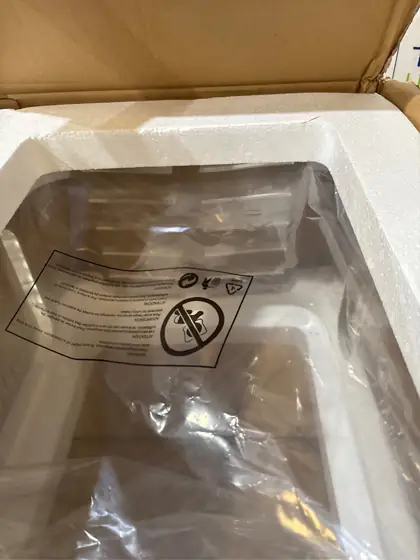 Modern Acrylic Shower Bench, Clear… — Photo 7