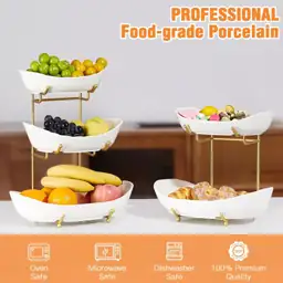 3 Tier Fruit Basket, Ceramic… — Photo 2