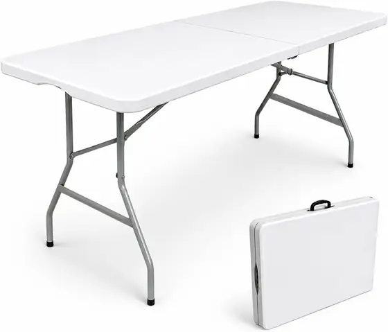 6ft Folding Table with Handle,… — Photo 1