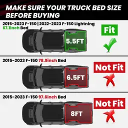 LASFIT 5.5ft Bed Mat for… — Photo 2