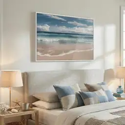 Framed Coastal Beach Wall Art,… — Photo 2