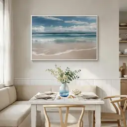 Framed Coastal Beach Wall Art,… — Photo 3
