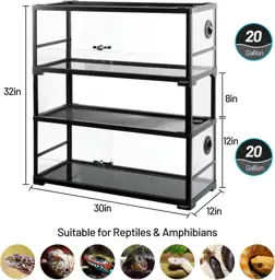 REPTI ZOO Double Stacked Reptile… — Photo 2