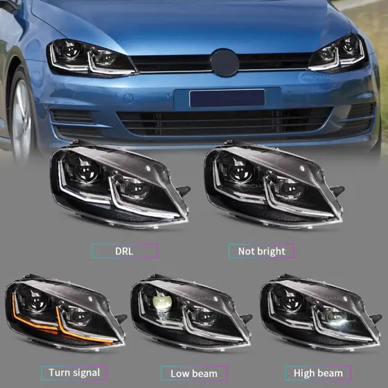 Pair Silver Inner Headlights Compatible… — Photo 2