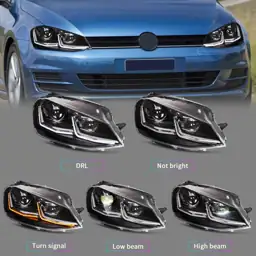 Pair Silver Inner Headlights Compatible… — Photo 2