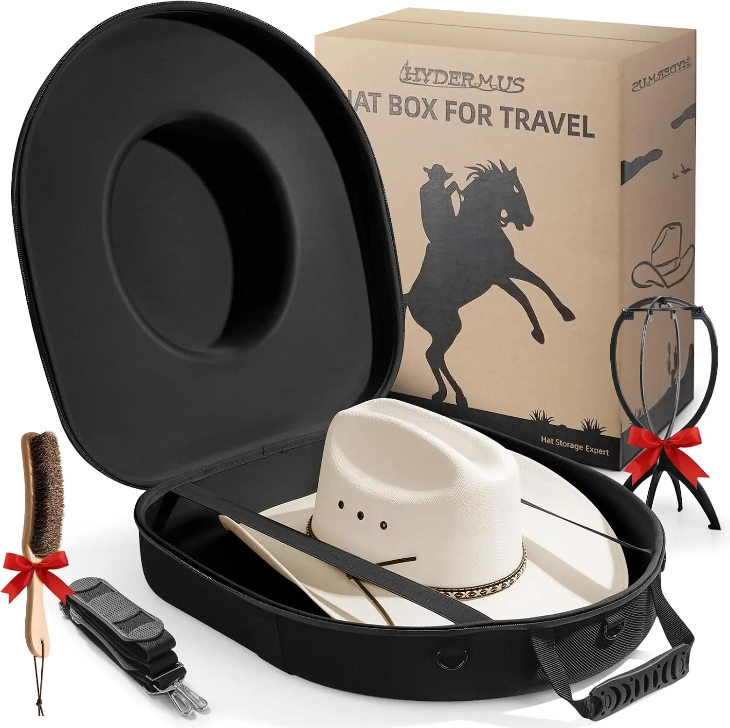 Cowboy Hat Box, Hard Shell… — Photo 1