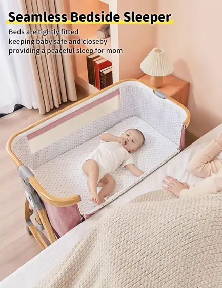 Baby Bassinet Bedside Sleeper with… — Photo 2