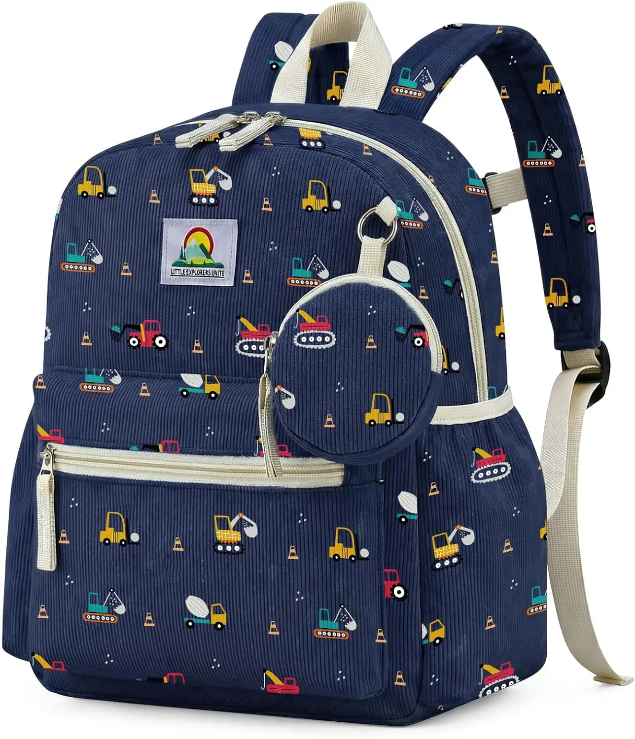 Corduroy Toddler Backpack for Boys… — Photo 1