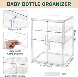 Baby Bottle Organizer, 3-Tier Countertop… — Photo 2