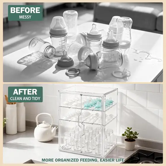 Baby Bottle Organizer, 3-Tier Countertop… — Photo 3