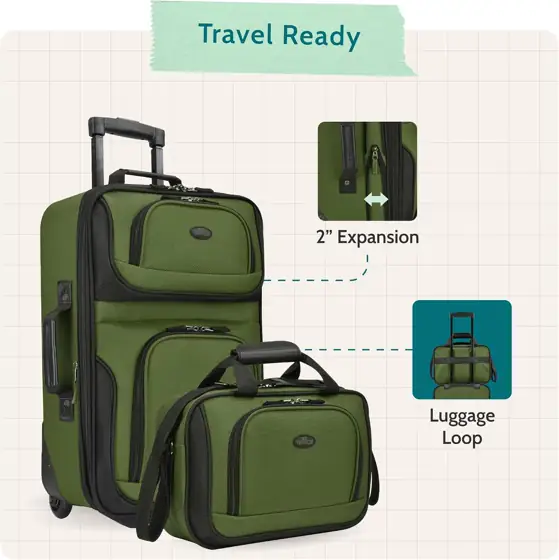 U.S. Traveler Rio Lightweight Softside… — Photo 3