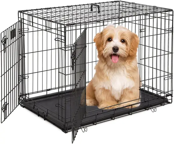 36-Inch Metal Wire Dog Crate… — Photo 1