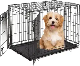 36-Inch Metal Wire Dog Crate… — Photo 1