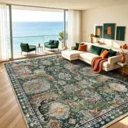RUGSURE Washable Area Rugs -… — Photo 3