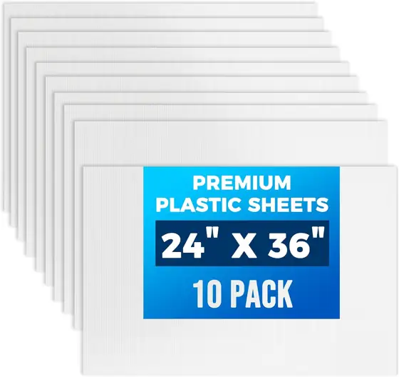 10-Pack Poster Board 24x36 Corrugated… — Photo 1