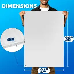 10-Pack Poster Board 24x36 Corrugated… — Photo 2