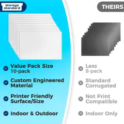 10-Pack Poster Board 24x36 Corrugated… — Photo 3