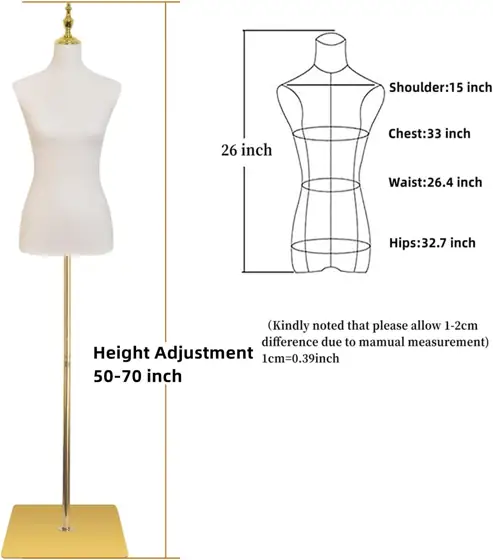 EaseHome Dress Form Mannequin, Height… — Photo 2