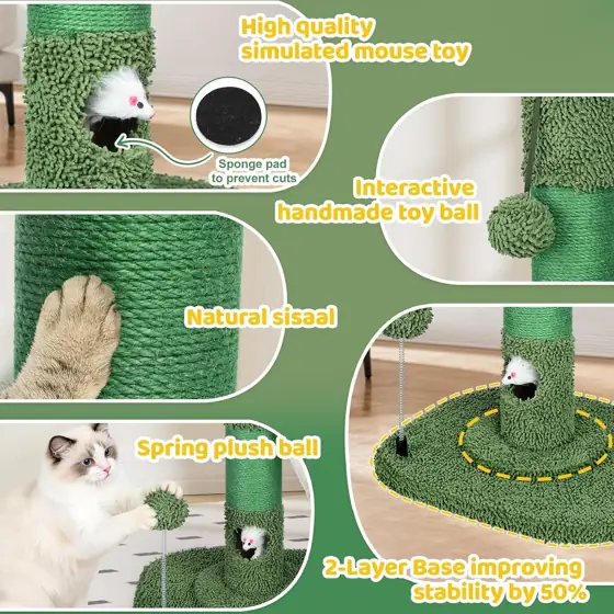 Tall Cat Scratching Post for… — Photo 3