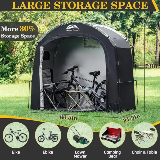 Happy Travel Bike Storage Shed… — Photo 2