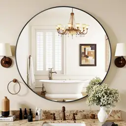 Antok 30-Inch Round Wall Mirror… — Photo 2