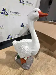 GIGALUMI 6.4lbs Porch Goose Statue,… — Photo 5